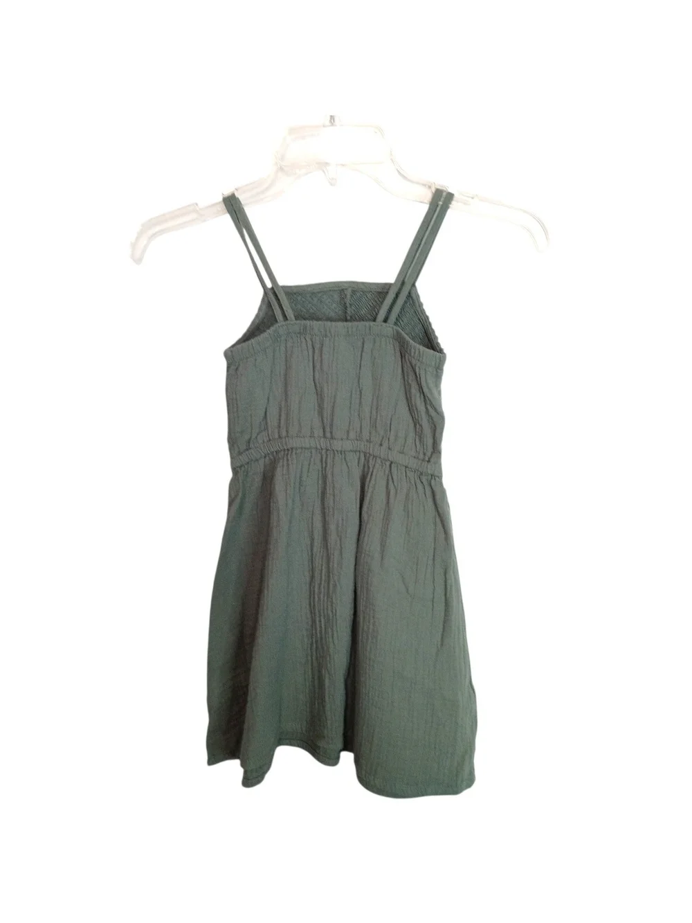 Osh Kosh -Girls Sage Green Sleeveless Summer Dress - Size 5/5A
